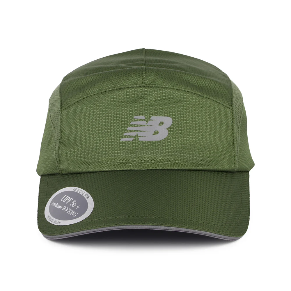 New Balance Performance V 3.0 5 Paneelen Cap - Dunkelolivgrün - Image 2