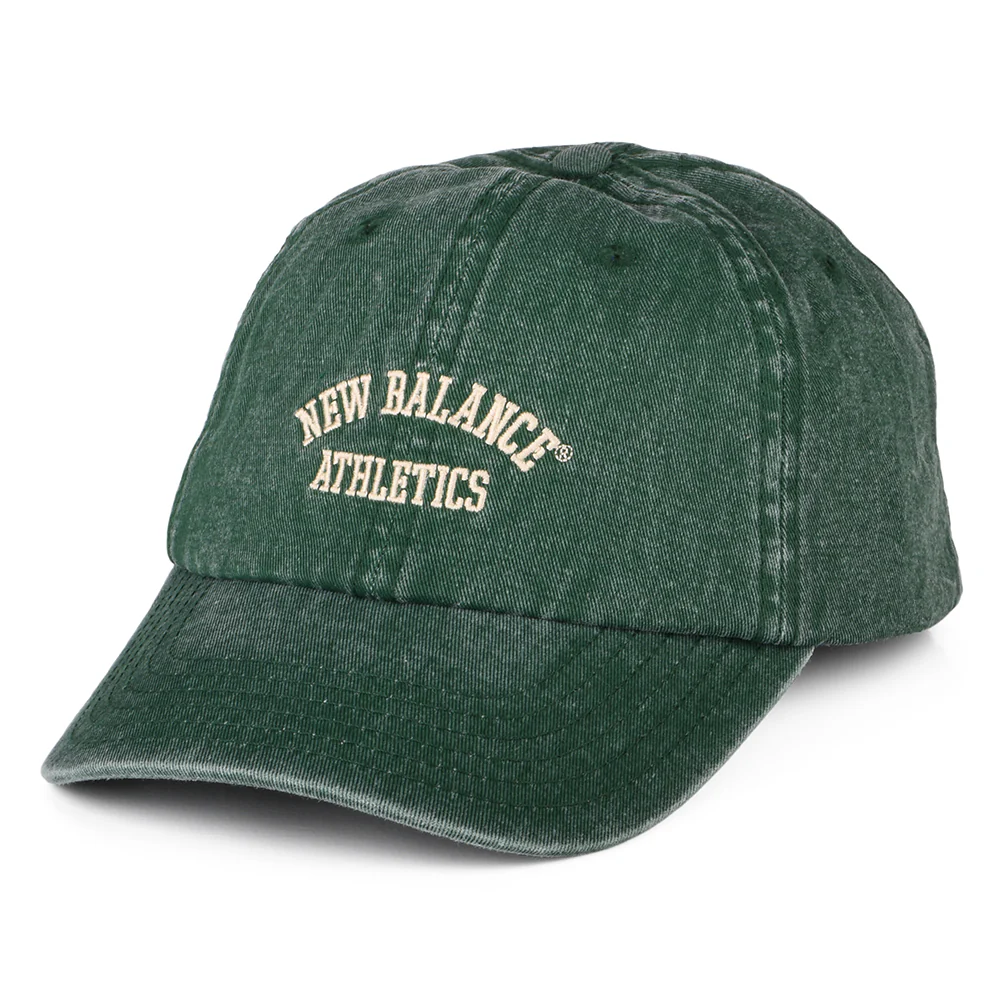 New Balance Seasonal Baseball Cap aus gewaschener Baumwolle - Grün