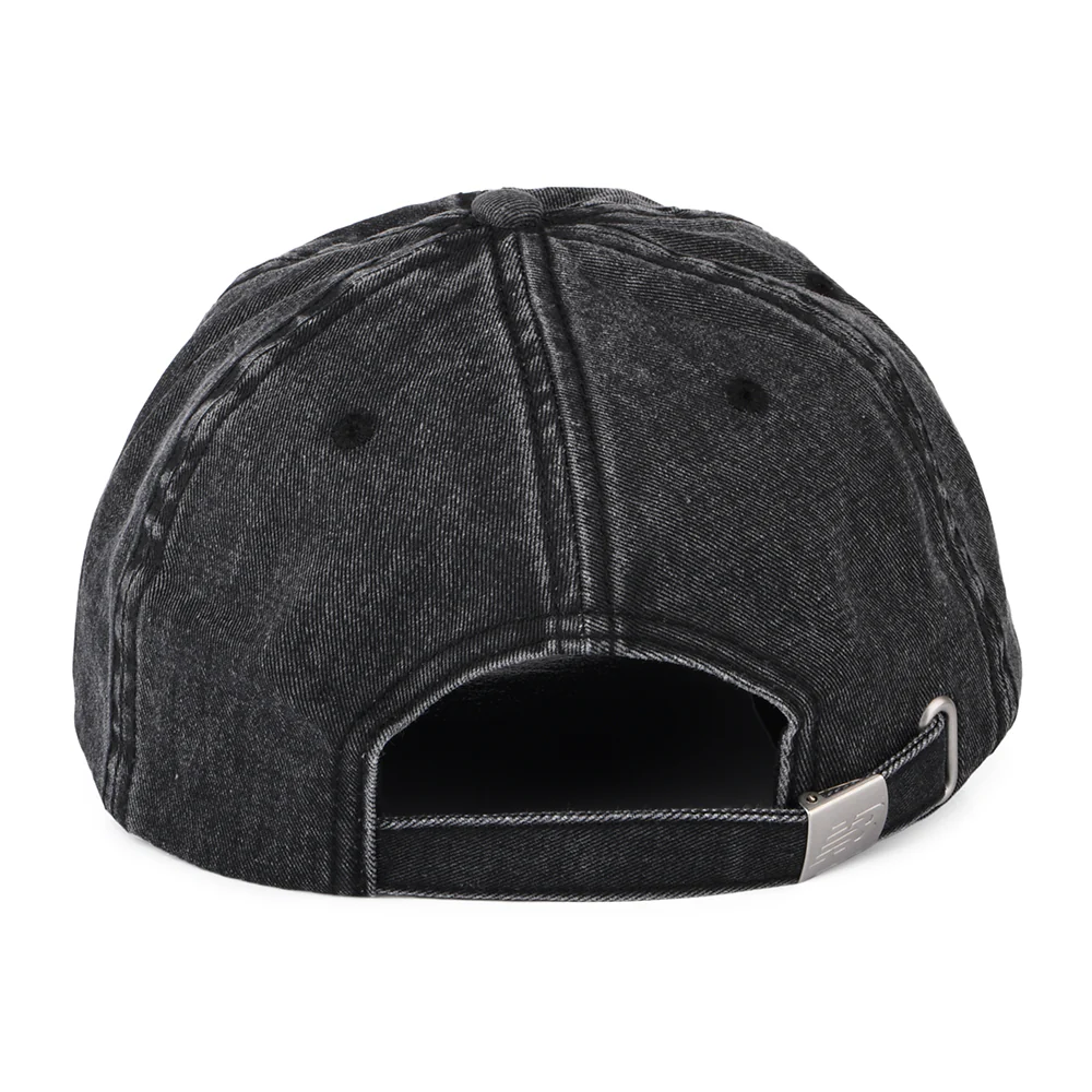 New Balance Seasonal Baseball Cap aus gewaschener Baumwolle - Schwarz - Image 3