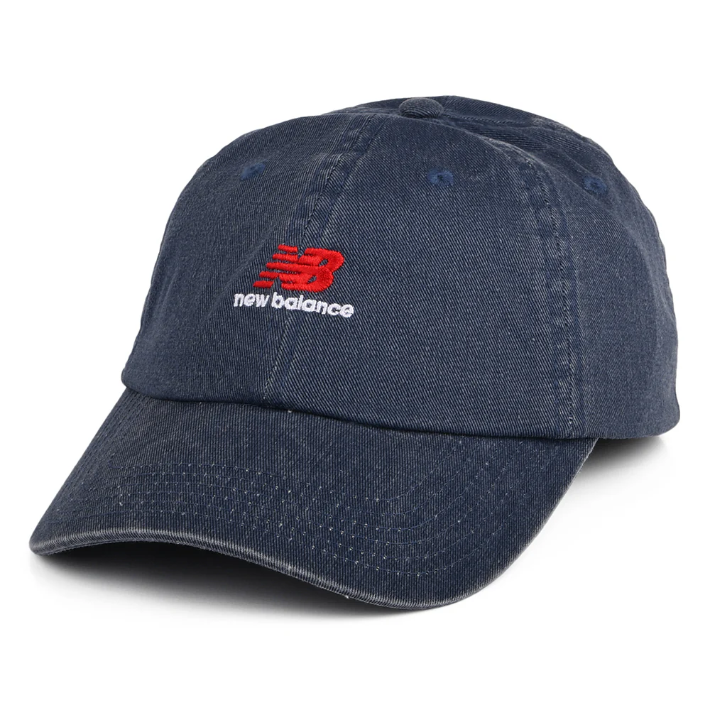 New Balance NB Seasonal Classic Baseball Cap aus gewaschener Baumwolle - Indigo