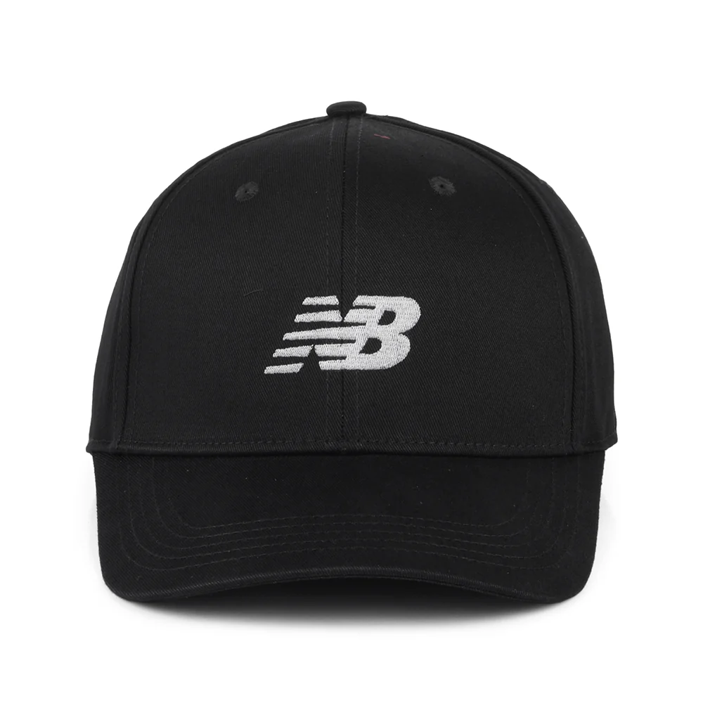 New Balance Strukturierte Snapback Cap aus Baumwolle - Schwarz - Image 2