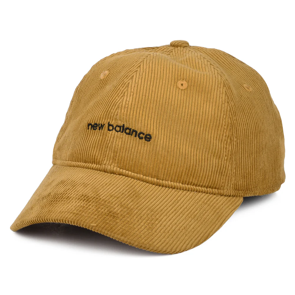 New Balance Verwaschener Kord Baseball Cap - Kamel