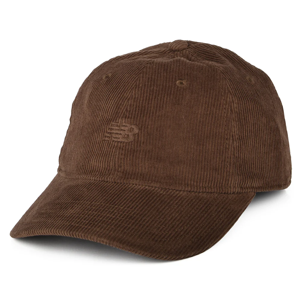 New Balance Verwaschener Kord Baseball Cap - Eiche