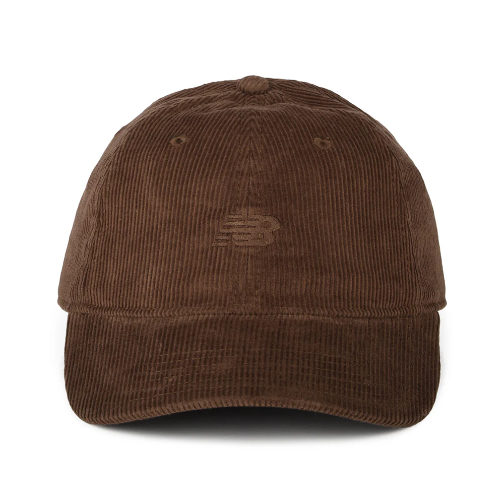 New Balance Verwaschener Kord Baseball Cap - Eiche - Image 2