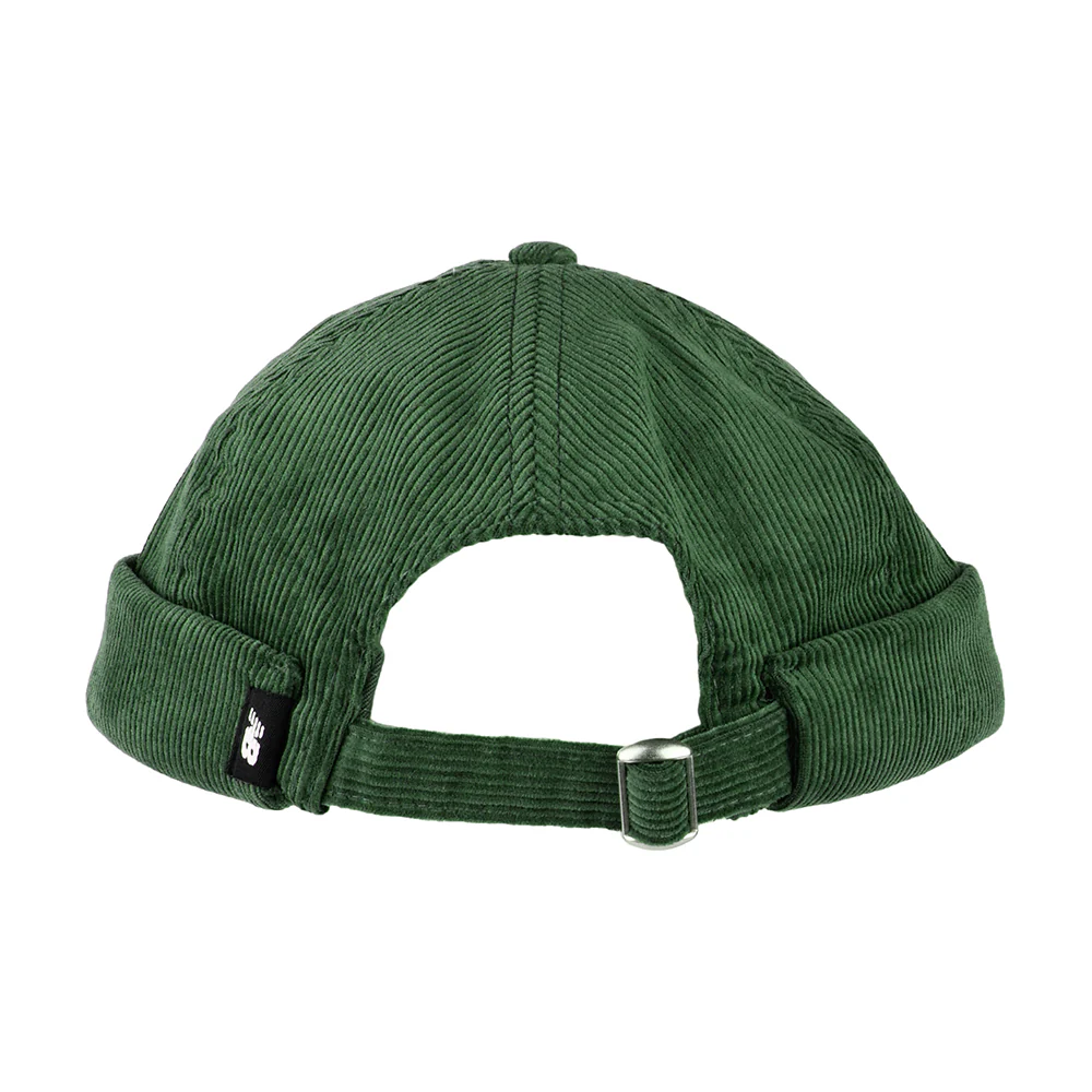 New Balance Verwaschener Kord Docker Beanie Mütze - Olivgrün - Image 2