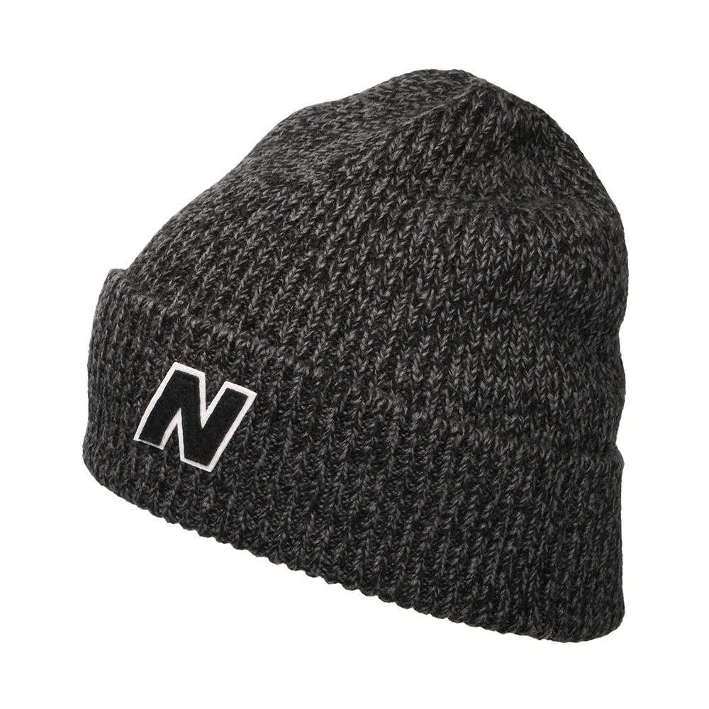 New Balance Winter Watchman Block N V 2.0 Fisherman Beanie Mütze - Schwarz
