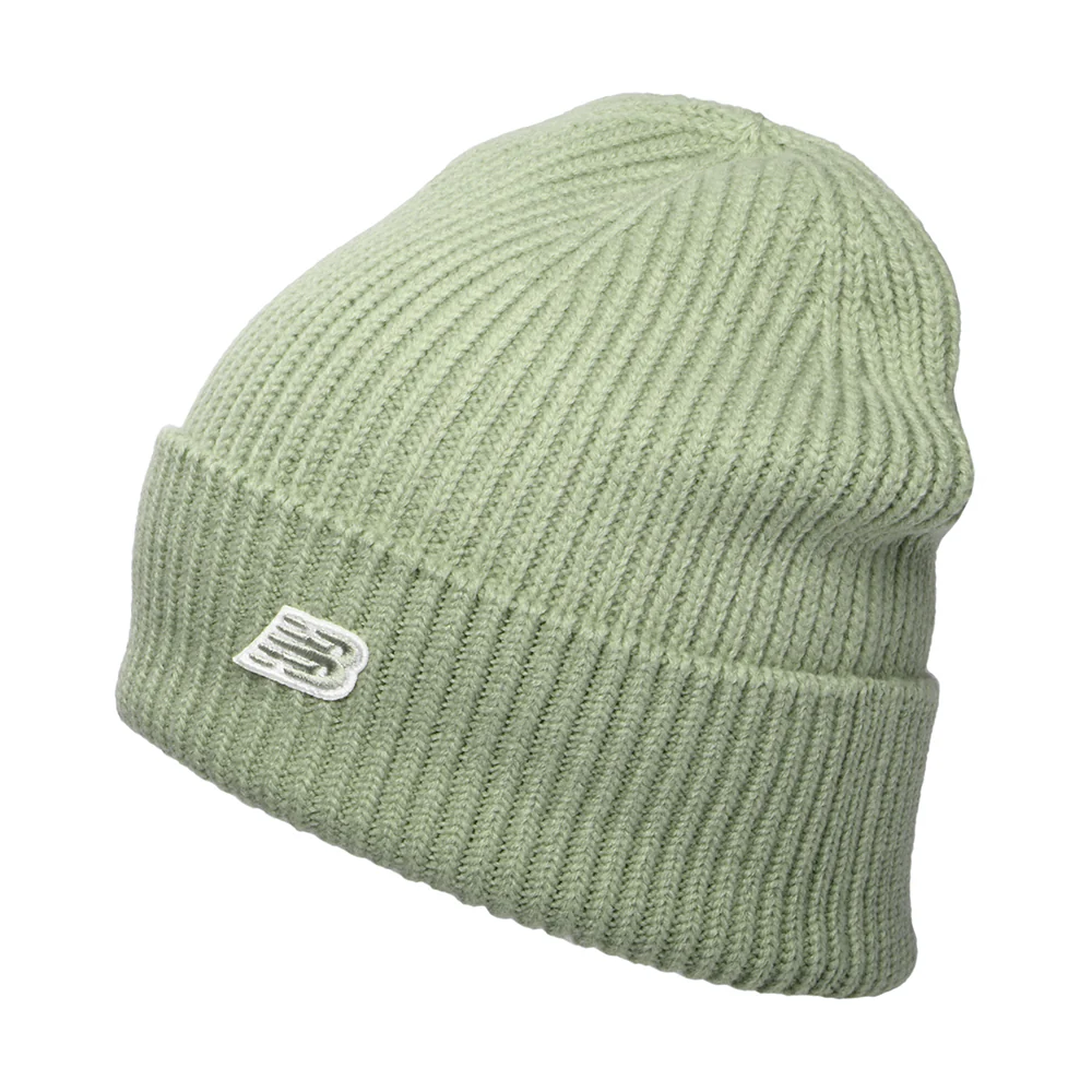 New Balance Winter Watchman NB Patch V 3.0 Beanie Mütze - Helles Salbeigrün