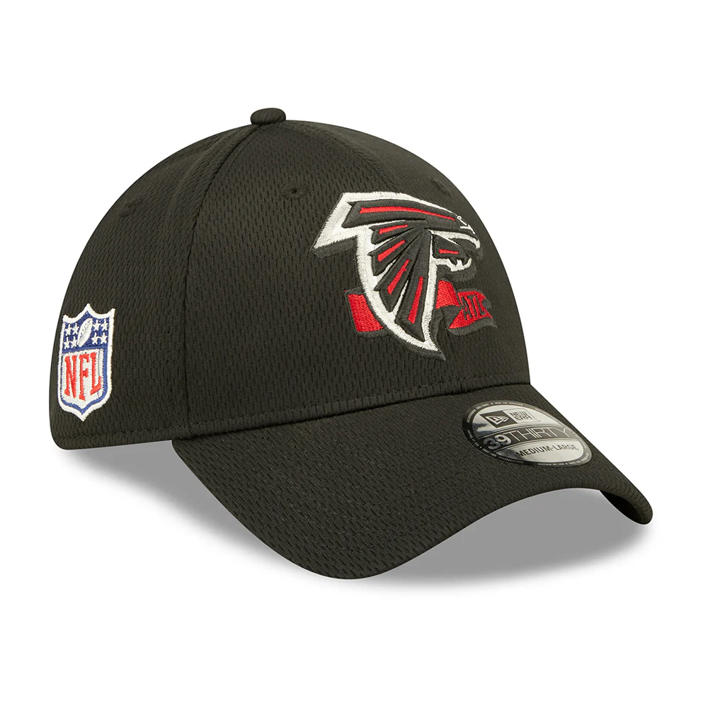 New Era 39THIRTY Atlanta Falcons Baseball Cap - NFL Sideline On Field - Schwarz - Image 3
