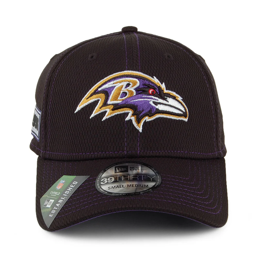 New Era 39THIRTY Baltimore Ravens Baseball Cap - NFL Onfield Road - Schwarz - Image 2