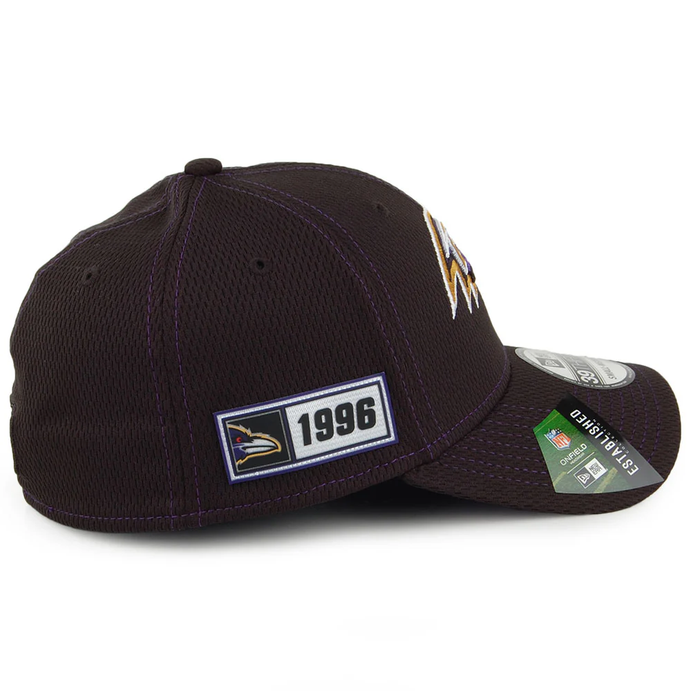 New Era 39THIRTY Baltimore Ravens Baseball Cap - NFL Onfield Road - Schwarz - Image 3