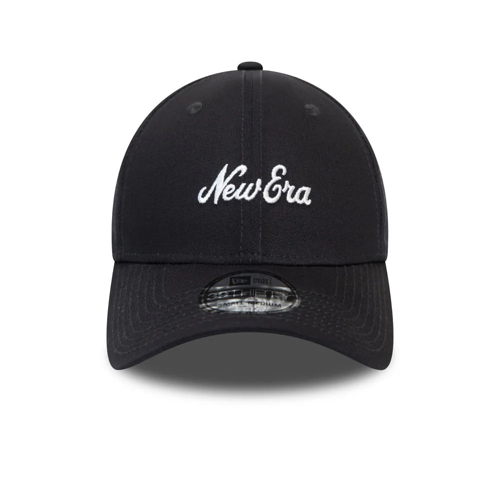 New Era 39THIRTY Baseball Cap - Cursive Logo - Marineblau - Image 2