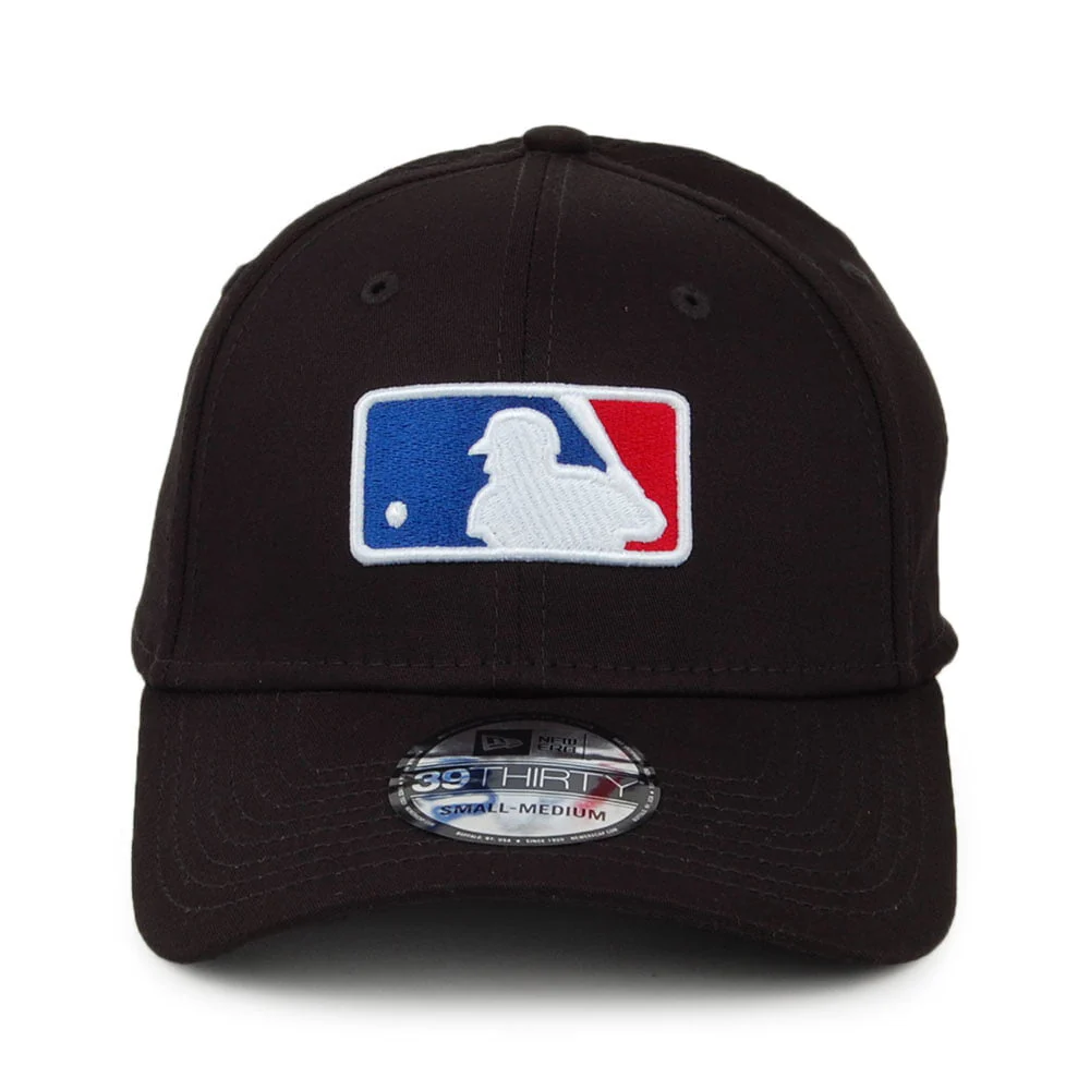 New Era 39THIRTY Baseball Cap MLB League Shield - Schwarz - Image 2