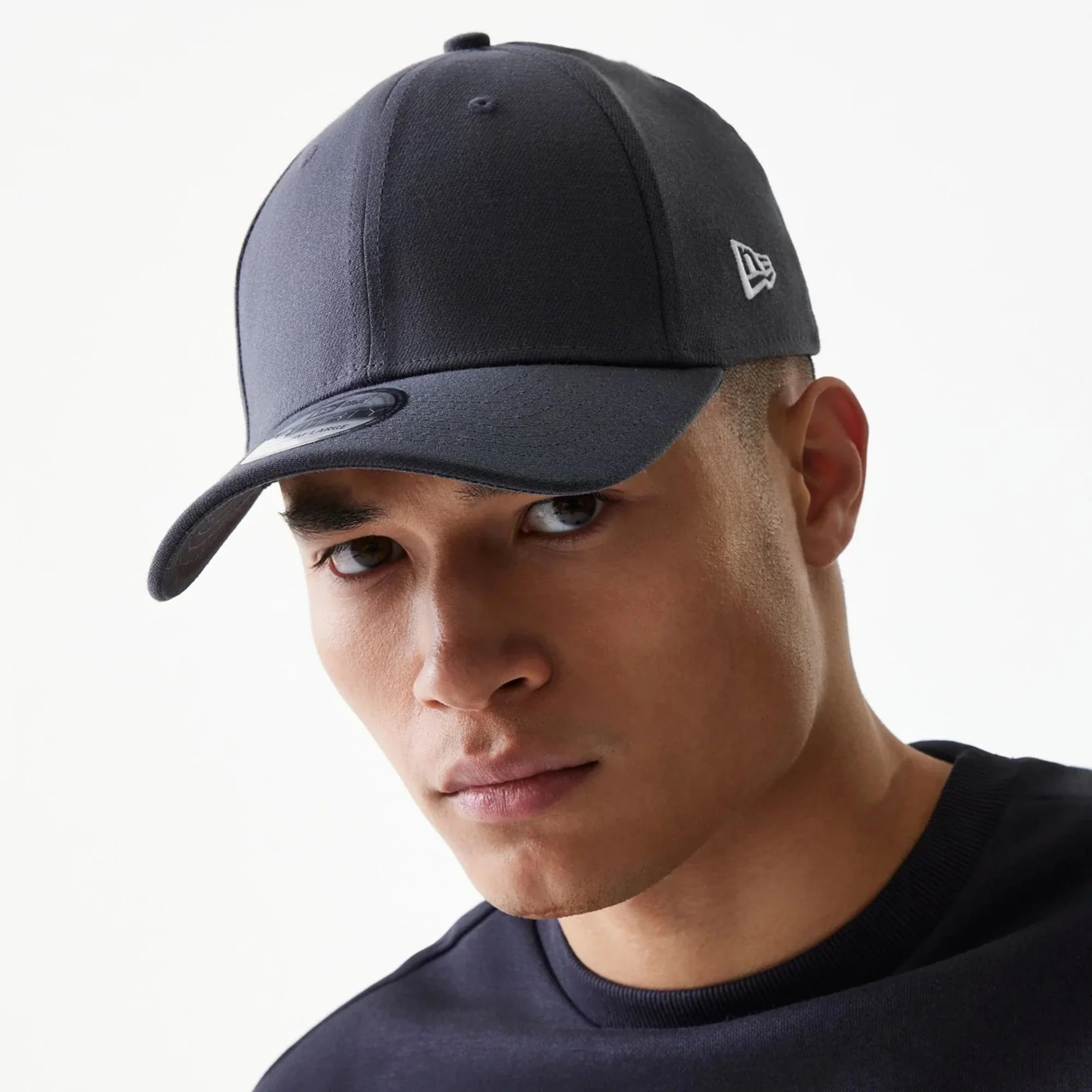New Era 39THIRTY Blank Baseball Cap - Flag Collection - Anthrazit - Image 3