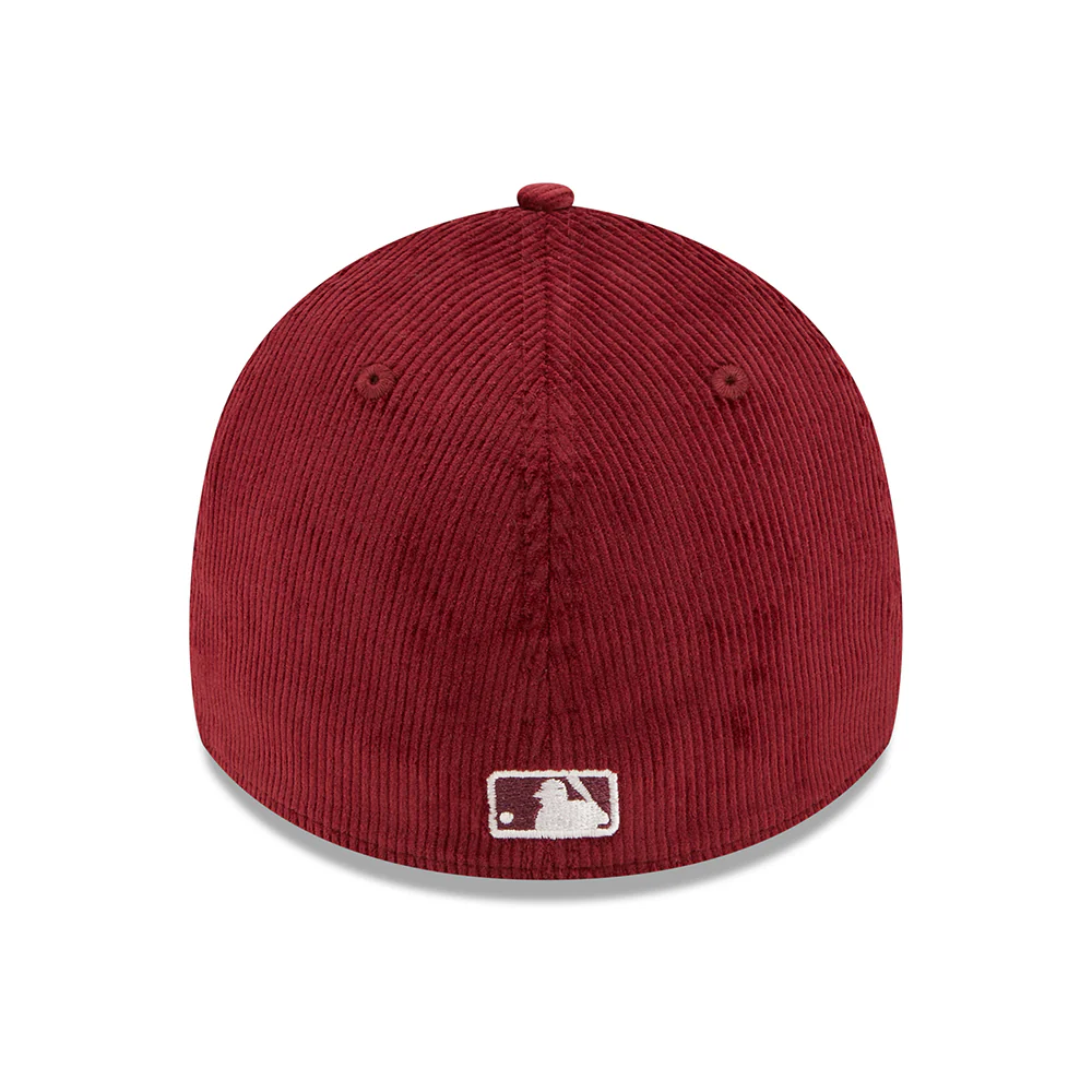 New Era 39THIRTY Boston Red Sox Baseball Cap - MLB Cord - Kastanienbraun-Weiß - Image 4