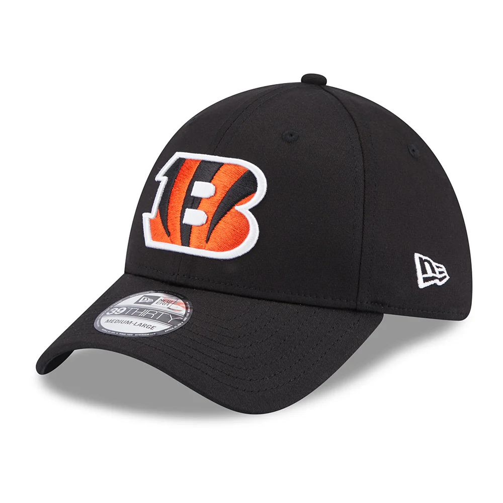New Era 39THIRTY Cincinnati Bengals Baseball Cap - NFL Comfort - Schwarz