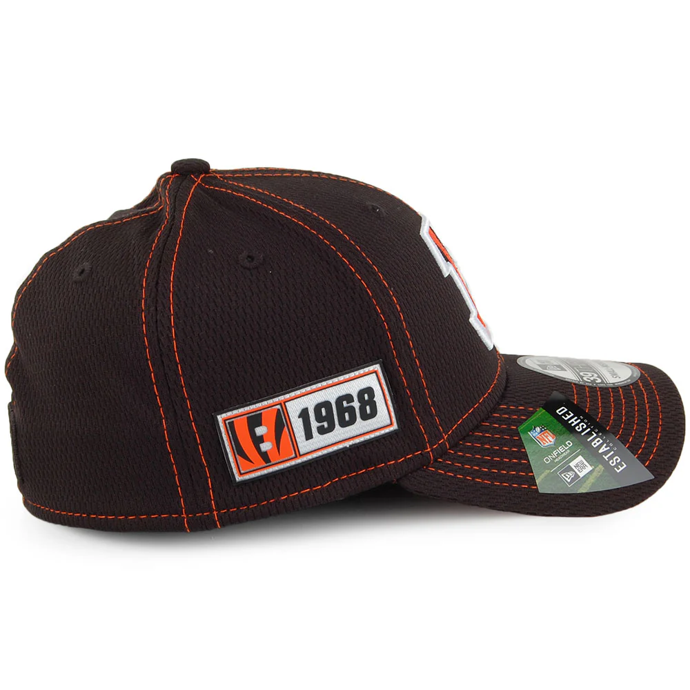 New Era 39THIRTY Cincinnati Bengals Baseball Cap - NFL Onfield Road - Schwarz - Image 3