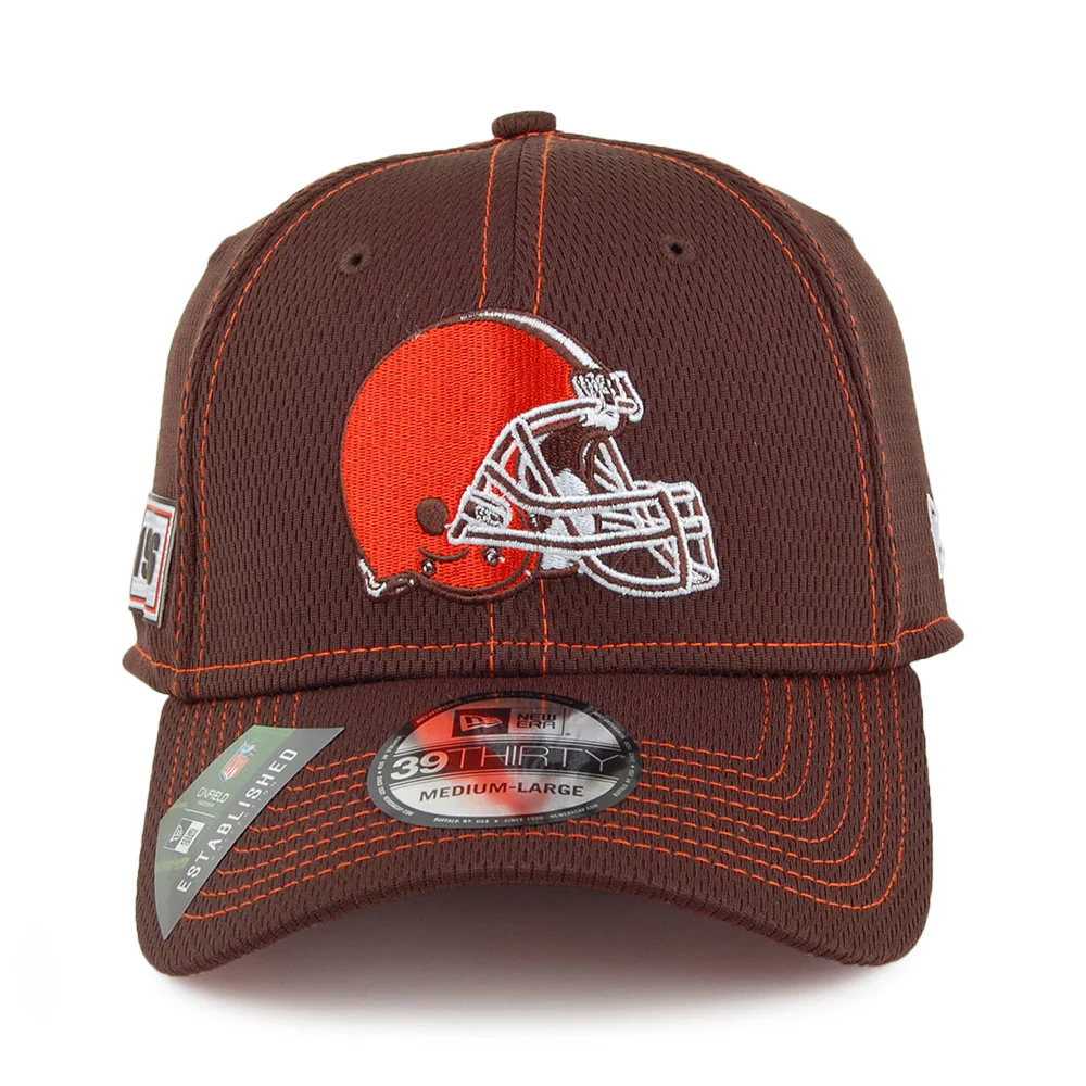 New Era 39THIRTY Cleveland Browns Baseball Cap - NFL Onfield Road - Braun - Image 2