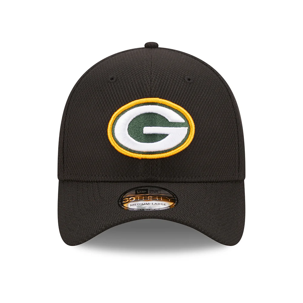 New Era 39THIRTY Green Bay Packers Baseball Cap - NFL Diamond Era - Schwarz - Image 2
