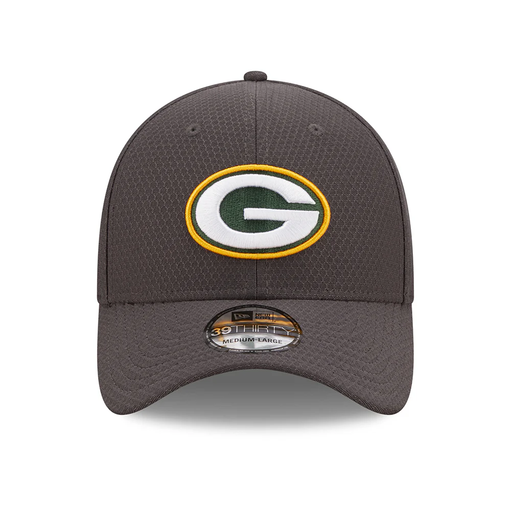 New Era 39THIRTY Green Bay Packers Baseball Cap - NFL Hex Tech - Grau - Image 2
