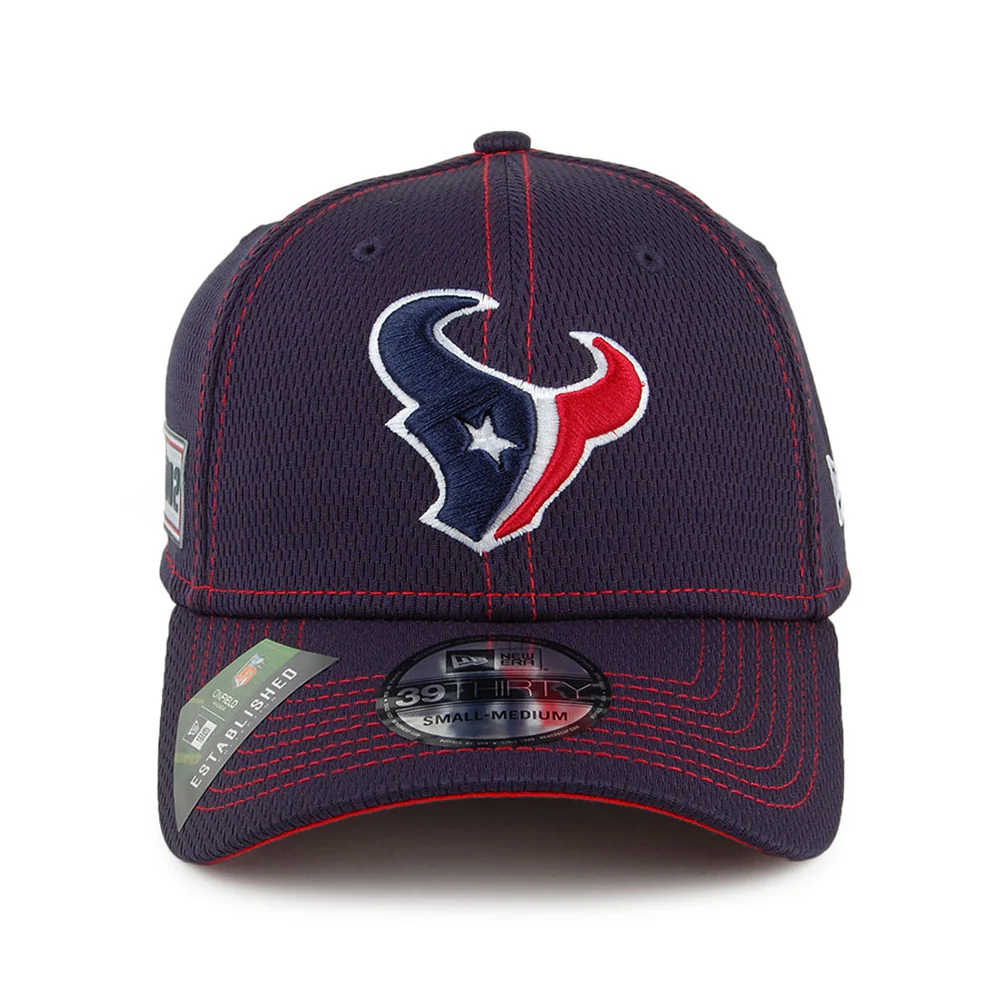New Era 39THIRTY Houston Texans Baseball Cap - NFL Onfield Road - Marineblau - Image 2