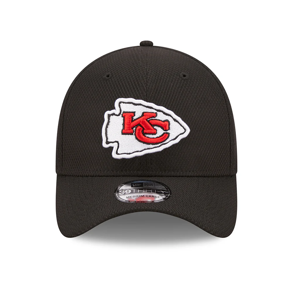 New Era 39THIRTY Kansas City Chiefs Baseball Cap - NFL Diamond Era - Schwarz - Image 2