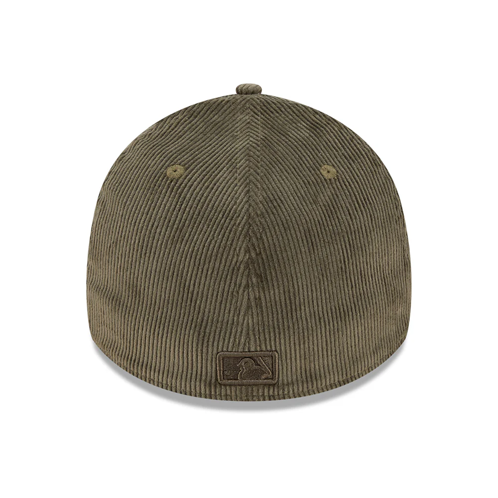 New Era 39THIRTY L.A. Dodgers Baseball Cap - MLB Corduroy - Olivgrün - Image 3