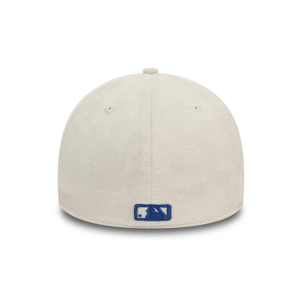 New Era 39THIRTY L.A. Dodgers Baseball Cap - MLB Faux Suede - Grau-Marineblau - Image 4