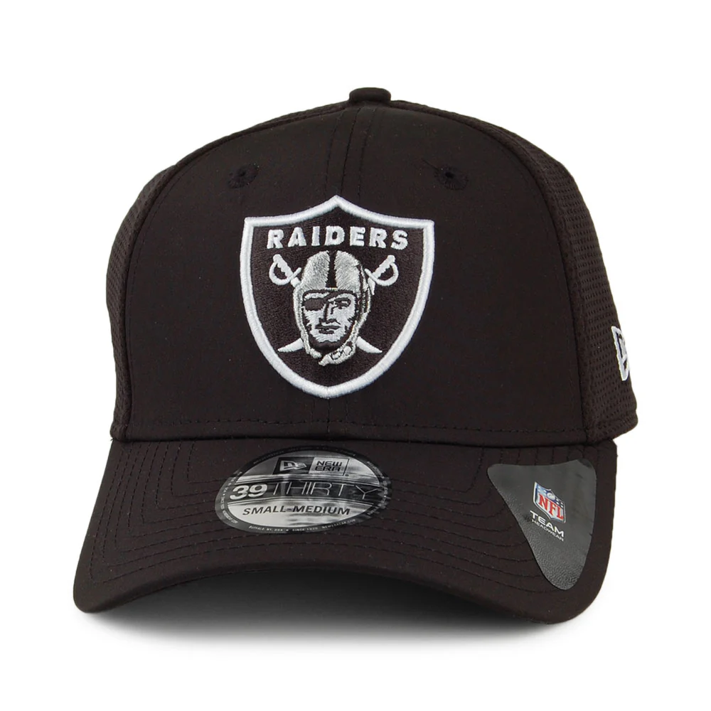 New Era 39THIRTY Las Vegas Raiders Baseball Cap - NFL Featherweight - Schwarz - Image 2