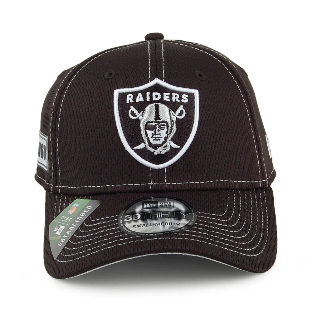 New Era 39THIRTY Las Vegas Raiders Baseball Cap - NFL Onfield Road - Schwarz - Image 2