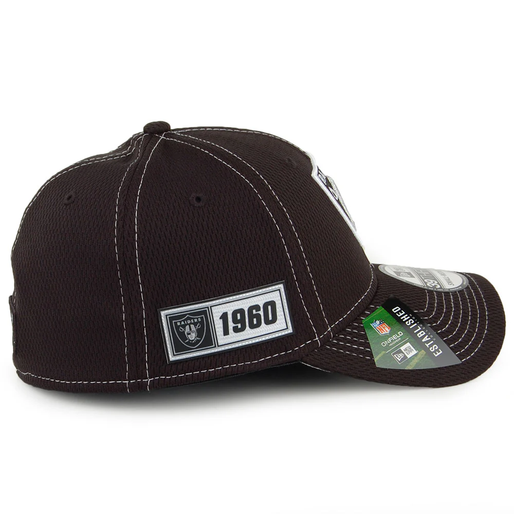 New Era 39THIRTY Las Vegas Raiders Baseball Cap - NFL Onfield Road - Schwarz - Image 3