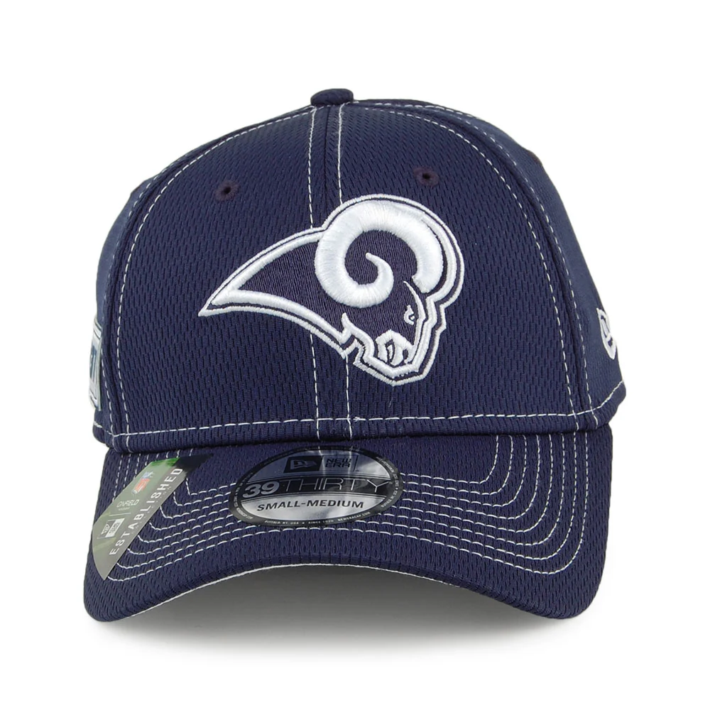 New Era 39THIRTY Los Angeles Rams Baseball Cap - NFL Onfield Road - Blau - Image 2