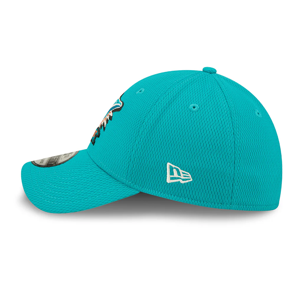 New Era 39THIRTY Miami Dolphins Baseball Cap - NFL Sideline On Field - Petrol - Image 4