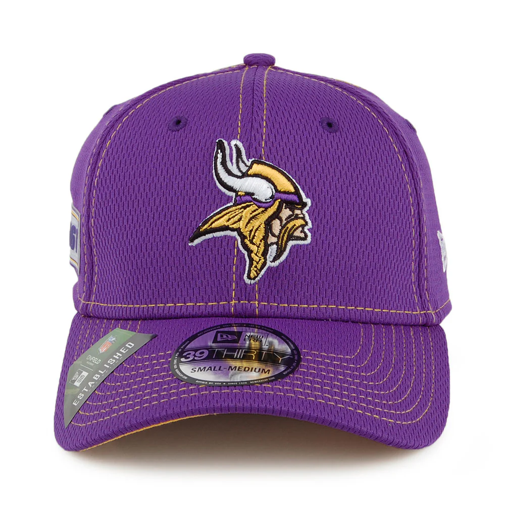 New Era 39THIRTY Minnesota Vikings Baseball Cap - NFL Onfield Road - Lila - Image 2