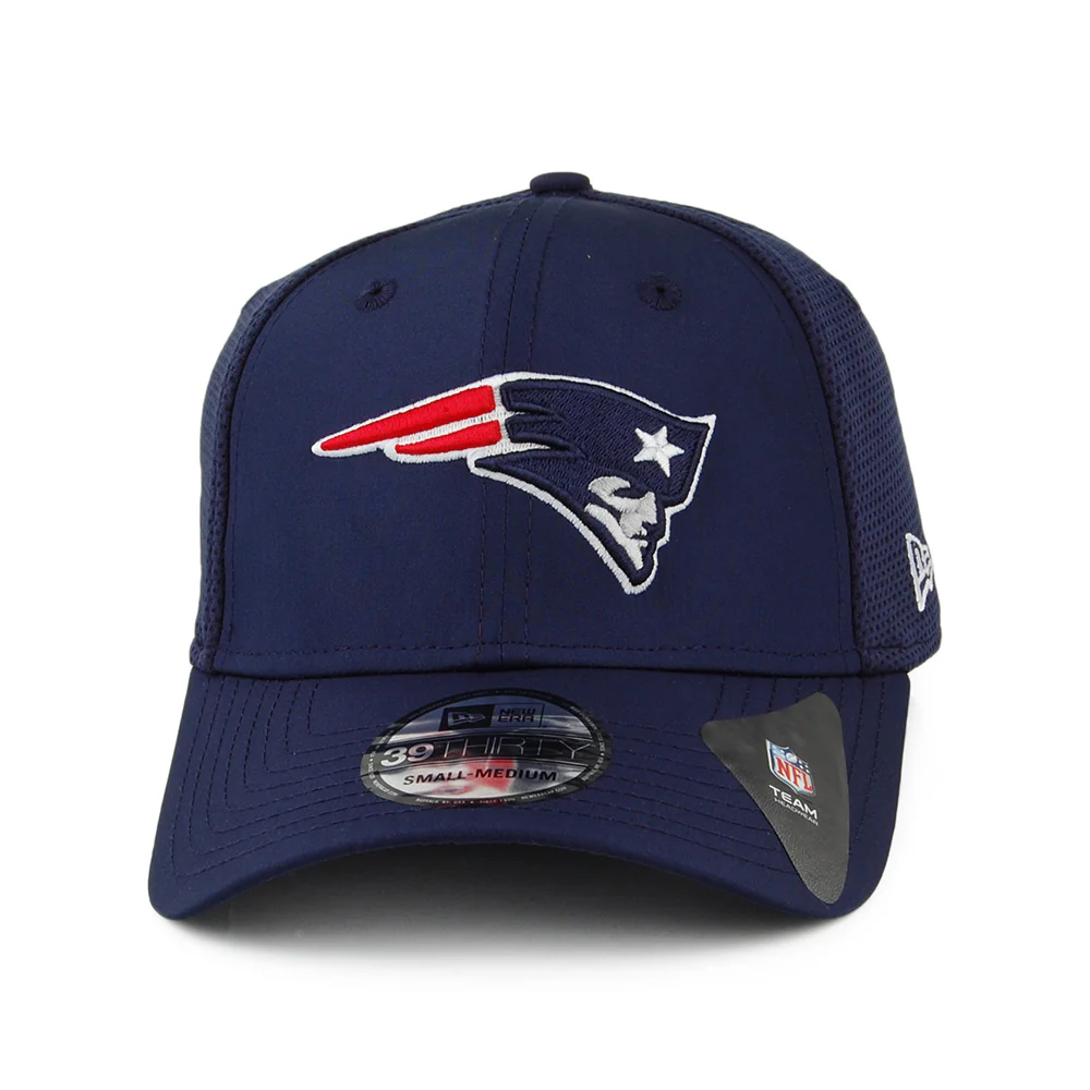 New Era 39THIRTY New England Patriots Baseball Cap - NFL Featherweight - Marineblau - Image 2