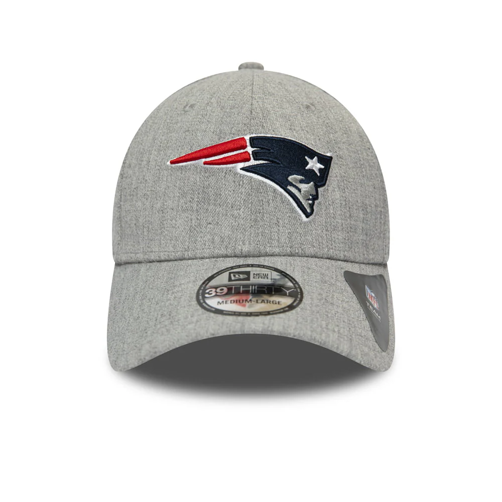 New Era 39THIRTY New England Patriots Baseball Cap - NFL Heather - Grau - Image 2