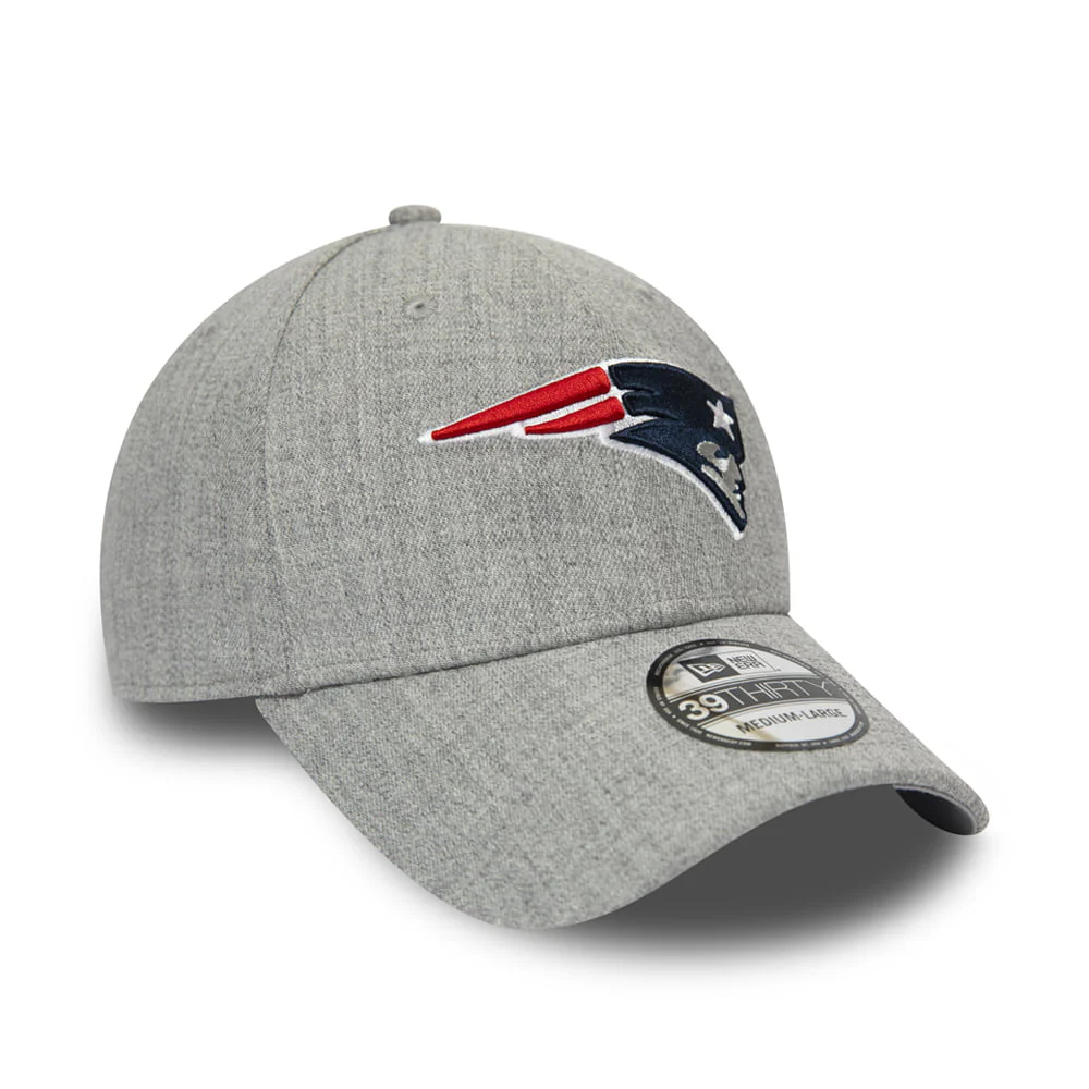 New Era 39THIRTY New England Patriots Baseball Cap - NFL Heather - Grau - Image 3