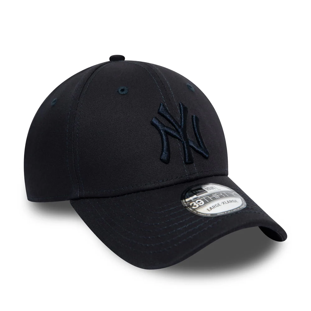 New Era 39THIRTY New York Yankees Baseball Cap - MLB League Essential II - Marineblau - Image 3