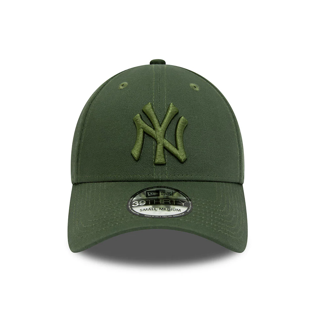 New Era 39THIRTY New York Yankees Baseball Cap - MLB League Essential II - Olivgrün auf Olivgrün - Image 2