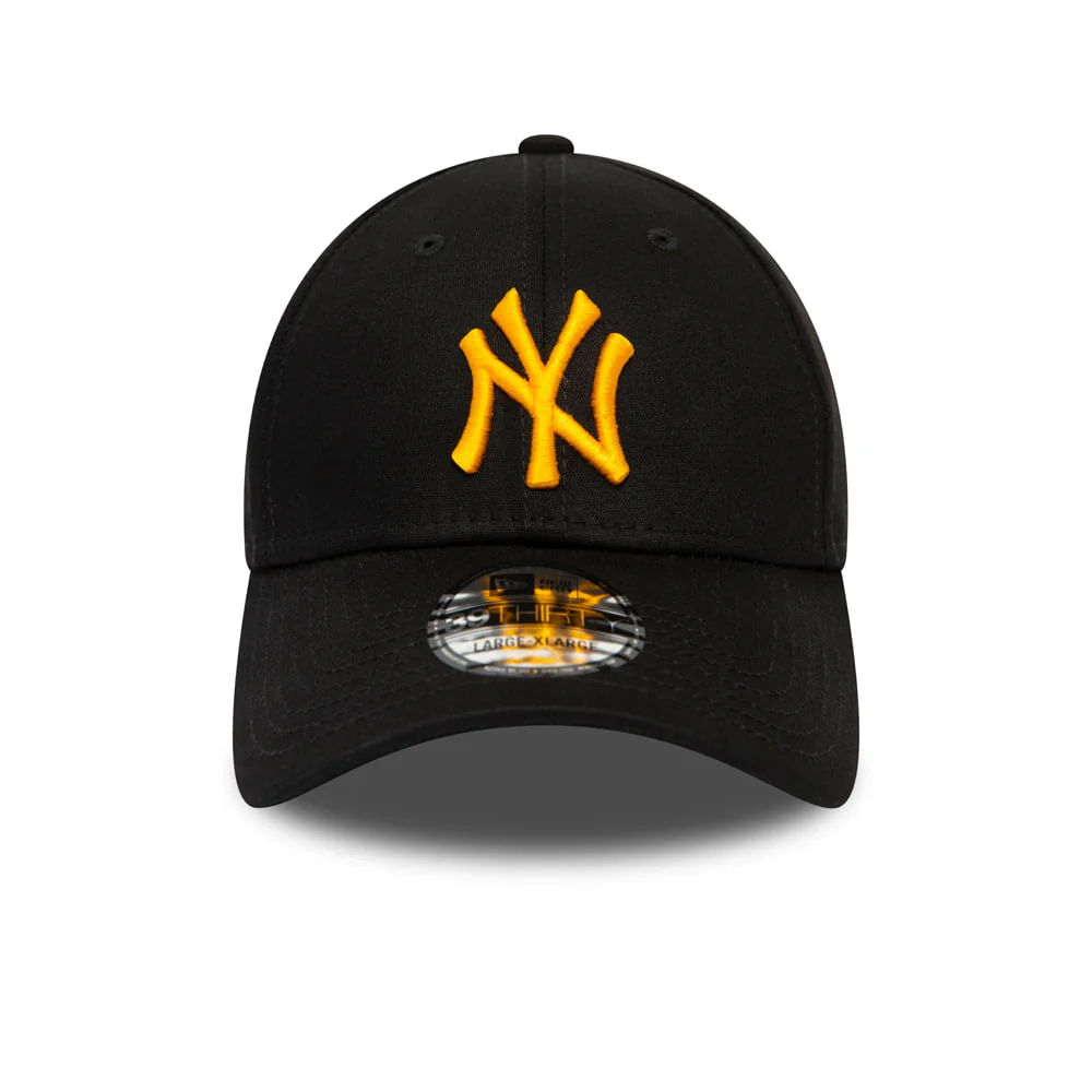 New Era 39THIRTY New York Yankees Baseball Cap - MLB League Essential II - Schwarz-Gelb - Image 2