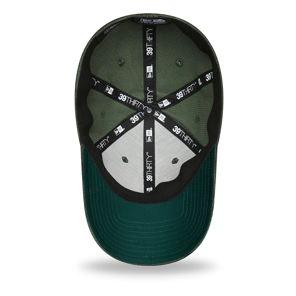 New Era 39THIRTY New York Yankees Baseball Cap - MLB Cord - Dunkelgrün-Weiß - Image 5