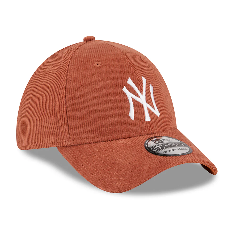 New Era 39THIRTY New York Yankees Baseball Cap - MLB Cord - Rostrot-Weiß - Image 3