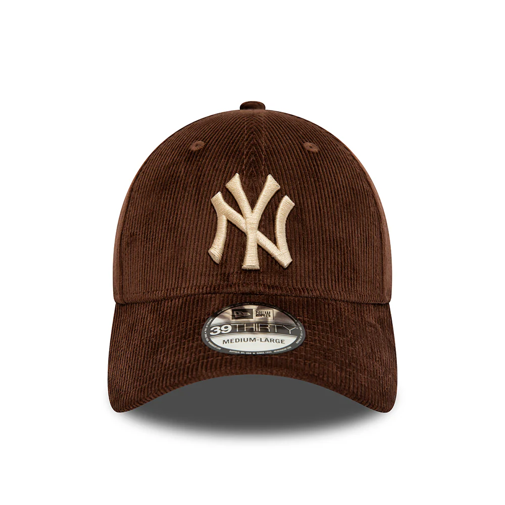 New Era 39THIRTY New York Yankees Baseball Cap - MLB Corduroy - Braun - Image 2