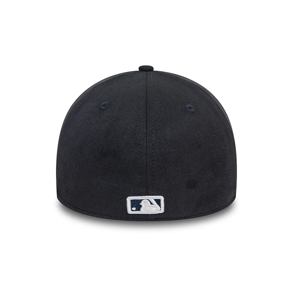 New Era 39THIRTY New York Yankees Baseball Cap - MLB Faux Suede - Marineblau-Weiß - Image 4