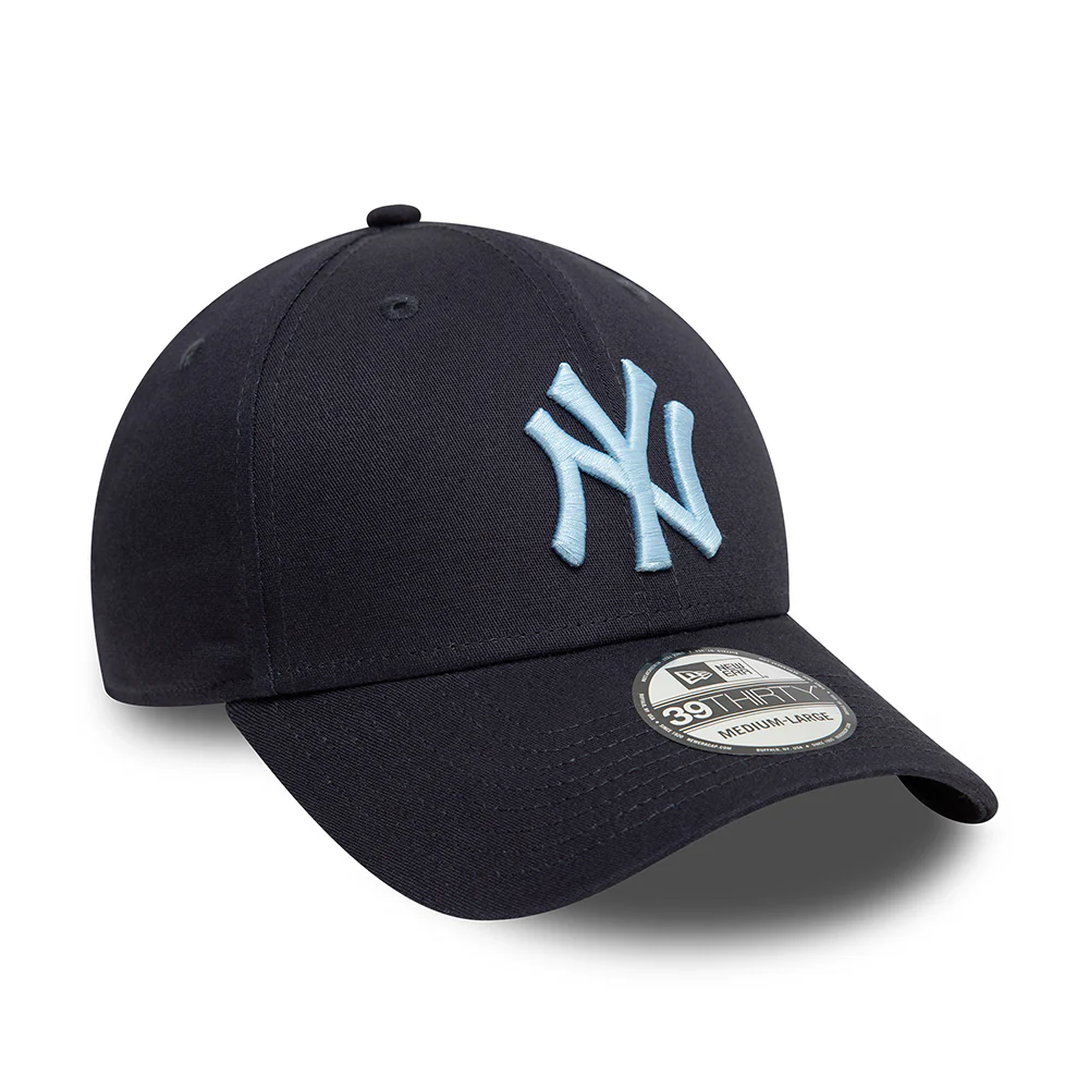 New Era 39THIRTY New York Yankees Baseball Cap - MLB League Essential II - Marineblau-Himmelblau - Image 3