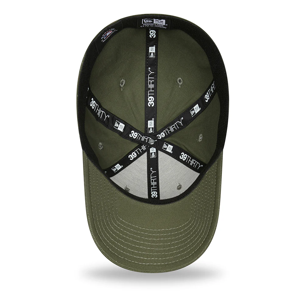New Era 39THIRTY New York Yankees Baseball Cap - MLB League Essential II - Olivgrün-Braun - Image 5