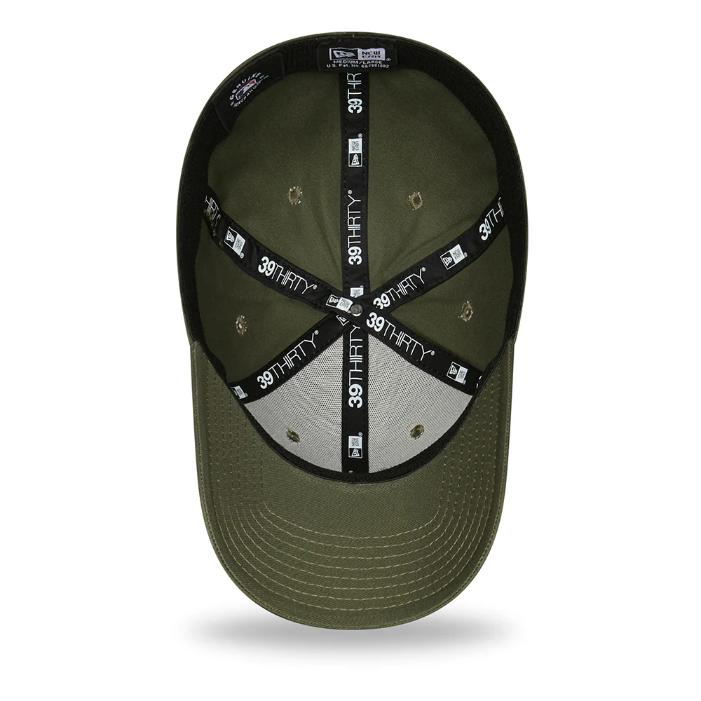 New Era 39THIRTY New York Yankees Baseball Cap - MLB League Essential II - Olivgrün-Steingrau - Image 4