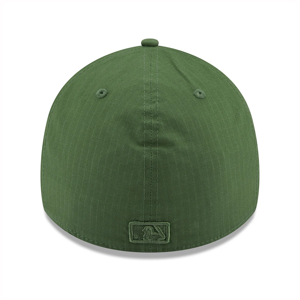 New Era 39THIRTY New York Yankees Baseball Cap - MLB Ripstop - Olivgrün auf Olivgrün - Image 4