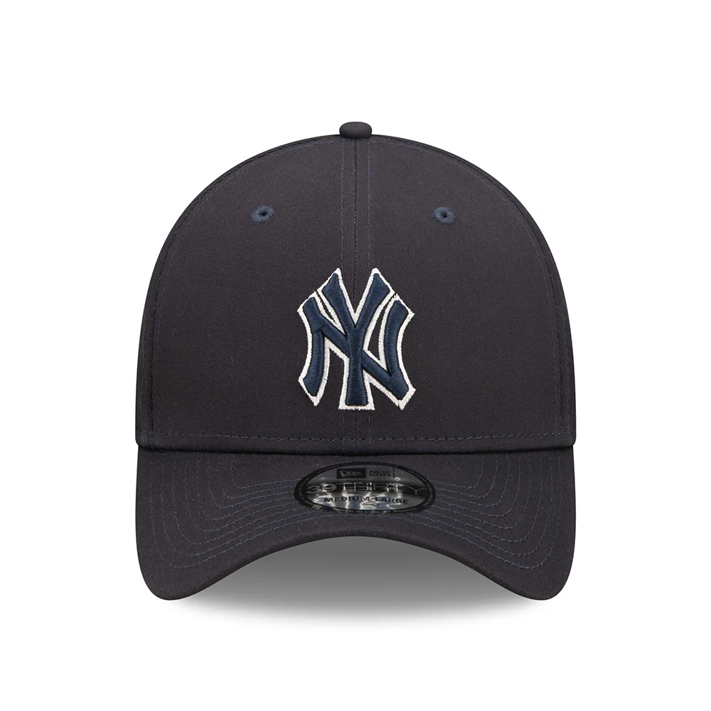 New Era 39THIRTY New York Yankees Baseball Cap - MLB Team Outline - Marineblau - Image 2