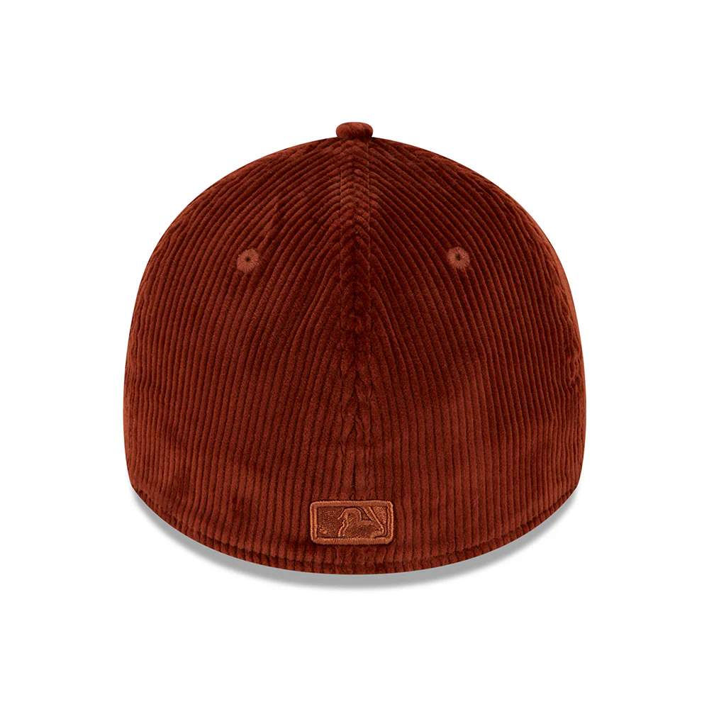 New Era 39THIRTY New York Yankees Baseball Cap - MLB Wide Cord - Borkenbraun - Image 4