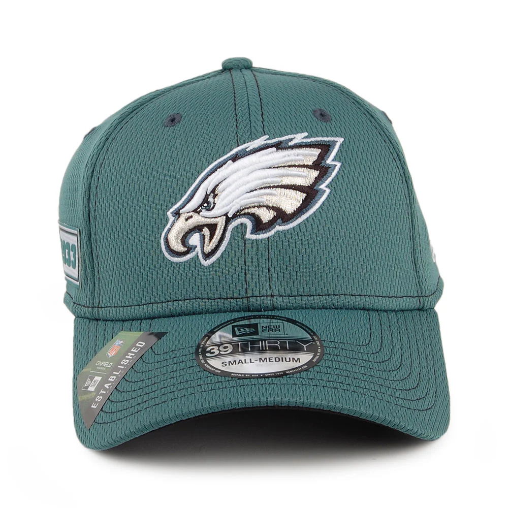 New Era 39THIRTY Philadelphia Eagles Baseball Cap - NFL Onfield Road - Grün - Image 2